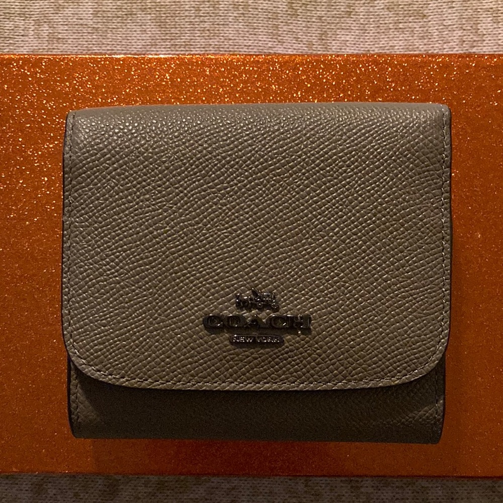 Coach trifold wallet